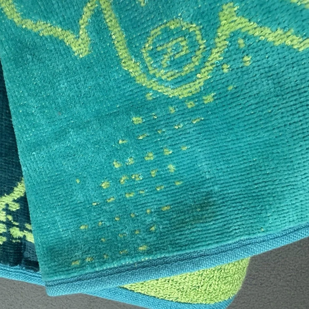 Busch Gardens Williamsburg Beach‎ Towel Blue Green 68